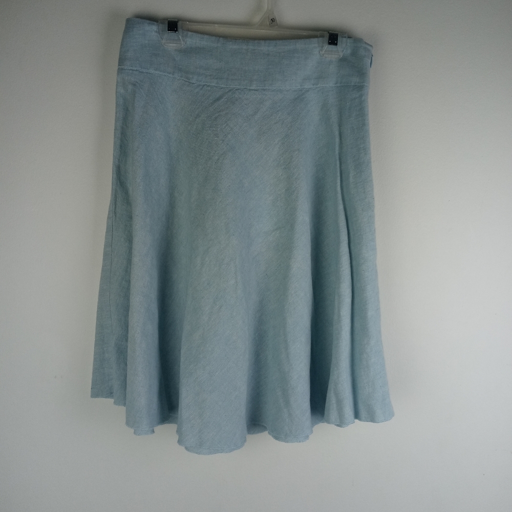 Faith & Zoe Nixie Linen Blend Skirt Size S